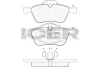 Колодки гальмівні (передні) Mini Cooper/One 01-08 ICER 181434 (фото 1)