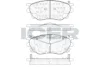 Колодки гальмівні (передні) Mazda 6 02-07 (+датчики) ICER 181542-200 (фото 1)