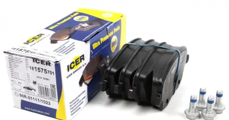 Гальмівні колодки ICER 181575-701