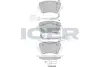 Колодки гальмівні (задні) Audi A4 04-08/A6 95-/A8 02-10/VW Phaeton 02-16 (+датчики) ICER 181674 (фото 1)