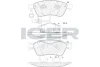Колодки гальмівні (передні) Audi A6 04-11/A8 96-/Seat Ibiza 03-04/VW Phaeton 02-16 (+датчики) ICER 181725 (фото 1)