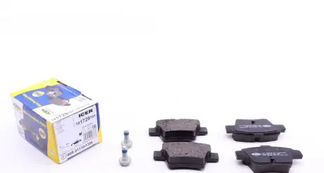 Гальмівні колодки ICER 181729-701