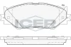 Колодки гальмівні (передні) Lexus IS II/III 05- ICER 181750 (фото 1)