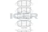 Гальмівні колодки (задн) Nissan Juke/Leaf/Cube 10-/Murano/Teana 08-14/X-Trail/Tiida/Pulsar 13- Icer 181901-203 (фото 1)