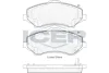 Колодки гальмівні (передні) Chrysler Grand Voyager/07/Dodge Journey 08-/Fiat Freemont 11- ICER 181908-201 (фото 1)