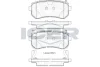 Колодки гальмівні (задні) Hyundai i20 08-15/ix20 10- ICER 181948 (фото 1)