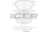 Колодки гальмівні (передні) Citroen C4/C5/C6/Peugeot 308/407/508 09- (+датчик) ICER 181969 (фото 1)