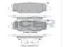 Колодки гальмівні (задні) Chrysler Grand Voyager 07-/Fiat Freemont 11- ICER 182053 (фото 1)