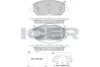 Колодки гальмівні (передні) Hyundai i30 16-/Kia Cee\'d/Pro Cee\'d 18-/Xceed 19- ICER 182320 (фото 1)