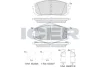 Колодки гальмівні (передні) Hyundai Elantra 20-/Sonata VIII/Kia Optima V 19- ICER 182419 (фото 1)