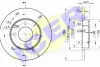 Диск гальмівний (передній) VW Caddy 82-92/Golf 74-99/Passat 73-88/Polo 95-02 (239x12)(з покр)(повний) ICER 78BD3300-2 (фото 1)