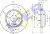 Диск гальмівний (передній) Audi A3/Seat Leon/Skoda Octavia/VW Caddy/Golf 04- (280x22)(з покр.)(вент.) ICER 78BD5614-2 (фото 1)