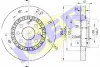 Диск гальмівний (передній) Opel Astra F/Kadett/Vectra 84-/Daewoo Lanos 97- (256x24)(з покр.)(вент.) ICER 78BD9042-2 (фото 1)