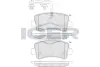 Колодки гальмівні (задні) Renault Master III/Opel Movano B/Nissan NV400 10- (+датчик)(однокатковий) ICER LM2001 (фото 1)