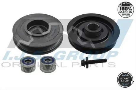 Шків колінвалу Opel Astra G/Vectra B 2.0/2.2 CDTI (6PK) (в комплекті з болтом) IJS GROUP 17-1030KSET