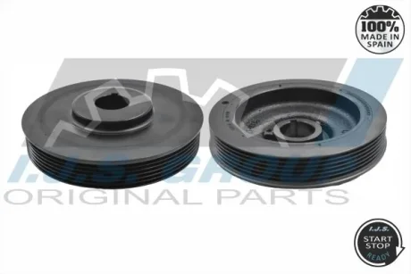 Шків колінвалу Citroen Berlingo/Fiat Scudo/Peugeot Expert/Partner 1.9D/2.0HDi (6PK) IJS GROUP 17-1036
