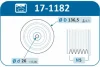 Шків колінвалу Opel Astra H 1.8 08- (5PK) IJS GROUP 17-1182 (фото 2)
