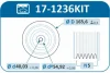 (к-кт) Шків колінвалу + шків генератора Mini (R56/R55/R60/R61) 1.6-2.0d (N47) 10-16/Toyota Rav 4 2.0 D 15-18 (5PK) IJS 17-1236KIT (фото 2)