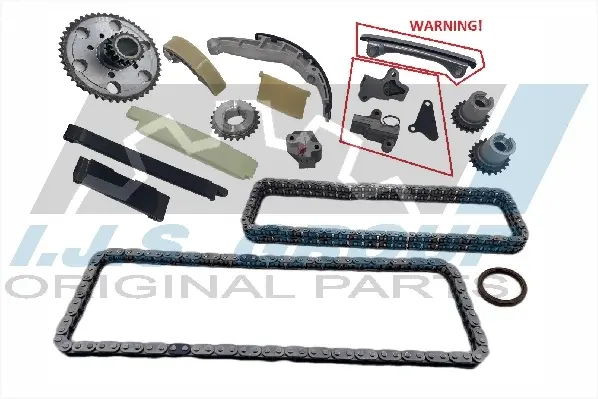 Комплект ланцюга ГРМ (нижній) Nissan Navara (D40) 2.5dCi 07.05-/Замінений на 559 1859 20 IJS 40-1147FK (фото 1)