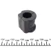 Втулка стабілізатора (переднього) VW Polo/Skoda Roomster/Fabia 99- (d=19.8mm) IMPERGOM 37933 (фото 3)