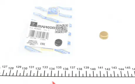 Заглушка блоку циліндрів (d=14,5mm) Латунь/Brass IMPERGOM 40945