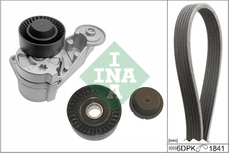 Комплект ременя генератора Volvo XC90 I (275), 06/02 - 01/15, (6DPK 1841) INA 529 0480 10