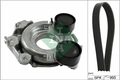 Комплект поліклинового ременя (із натягувачем) MAZDA 3, CX-30 2.0H 11.18- INA 529 0563 10