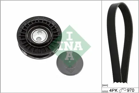 Комплект ременя генератора BMW 3 (F30/F80/G30/F)/5 (G30/F90/G31)/X3 (G01/F97) 2.0 15- B48 INA 529 0579 10