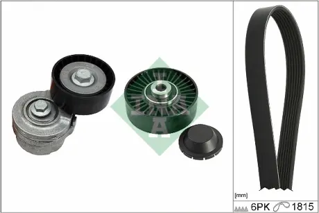 Комплект ременя генератора Fiat Doblo 1.9D 01- (6PK1815) INA 529 0593 10