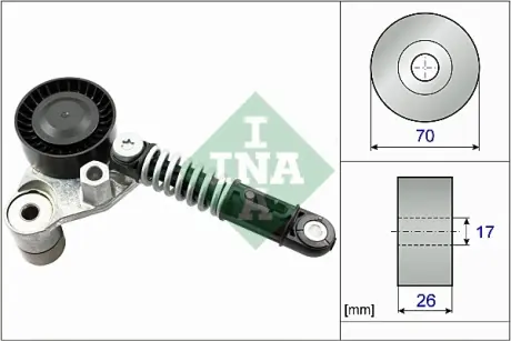 Роликовий модуль натягувача ременя INA 534 0533 10