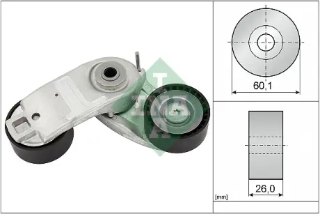 Натяжник ременя генератора Ford Focus 1.0 EcoBoost 20- INA 534 0937 10