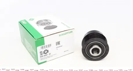 Шків генератора CHRYSLER 200, SEBRING DODGE AVENGER, CALIBER, JOURNEY FIAT FREEMONT JEEP COMPASS, PATRIOT LANCIA FLAVIA 1.8-2.4LPG 06.06- INA 535 0281 10