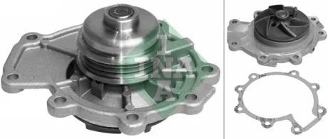 Помпа води Ford Mondeo 2.5/3.0 94-07/Jaguar X-Type 2.1-3.0 01-09 INA 538 0257 10