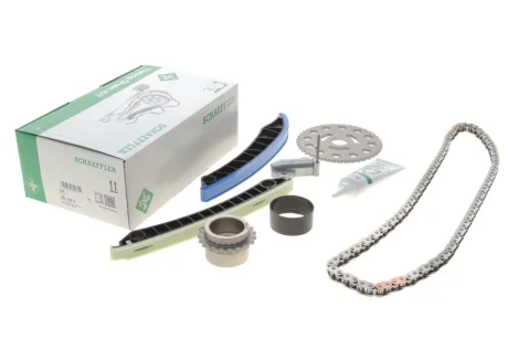 Комплект ланцюга ГРМ Renault Trafic III 1.6dCi, 05/14-, R9M/OM622.951, (ланцюг iwis) INA 559 1780 31