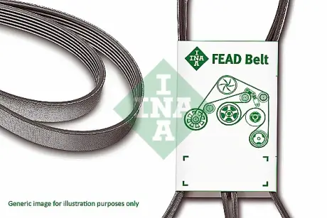 Ремінь генератора Audi A4/A6 1.6-2.0 00-08 (6PK1570) INA FB 6PK1570