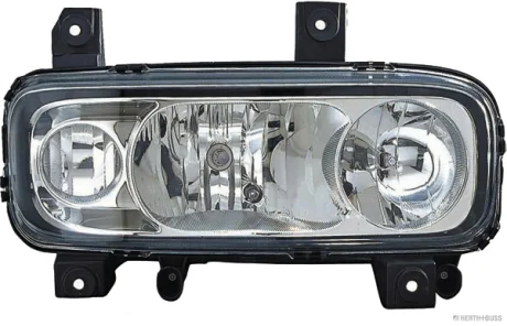 Фара Прав (H1/H7, електричн, без мотора, колір відбивача: хром) MERCEDES ATEGO 2 10.04- JAKOPARTS 81658082