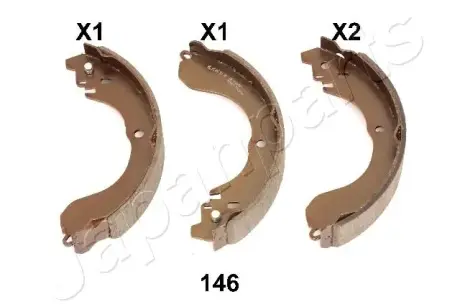 Гальмівні колодки JAPANPARTS GF-146AF