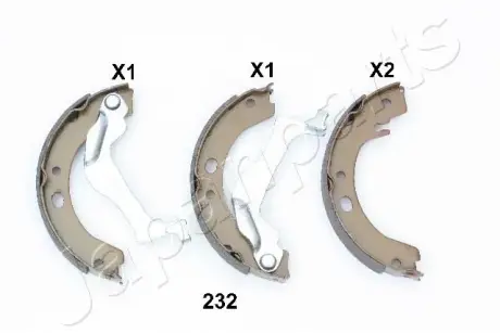 Тормозные колодки JAPANPARTS GF-232AF