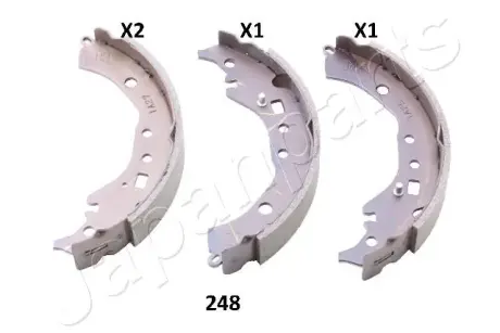 Гальмівні колодки JAPANPARTS GF-248AF