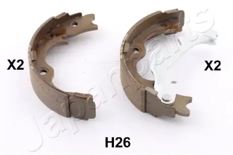 Гальмівні колодки JAPANPARTS GF-H26AF