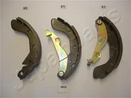 Гальмівні колодки JAPANPARTS GF-W03AF