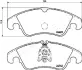 Тормозные колодки JAPANPARTS PA-0309AF (фото 2)