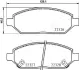 Тормозные колодки JAPANPARTS PA-0407AF (фото 2)