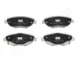 TOYOTA колодки гальм. передн. Avensis 2,0-2,2 08- JAPANPARTS PA-276AF (фото 1)