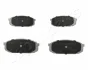 Гальмівні колодки передн MAZDA 323 2.0 V6 94-98 Japanparts PA-353AF (фото 1)