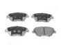 HYUNDAI гальмів.колодки передн. NF,Kia Optima 09- JAPANPARTS PA-K28AF (фото 1)