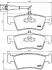 VW гальмівні колодки задн. Touareg JAPANPARTS PP-0923AF (фото 2)