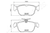AUDI Кододки гальмівні задн SKODA OCTAVIA IV 20- JAPANPARTS PP-0927AF (фото 2)