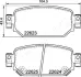 MAZDA Колодки гальмівні задн. 3 13-, CX-3 JAPANPARTS PP-321AF (фото 2)