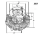 TOYOTA віскомуфта вентилятора радіатора Hiace IV,Hilux V JAPANPARTS VC-207 (фото 3)